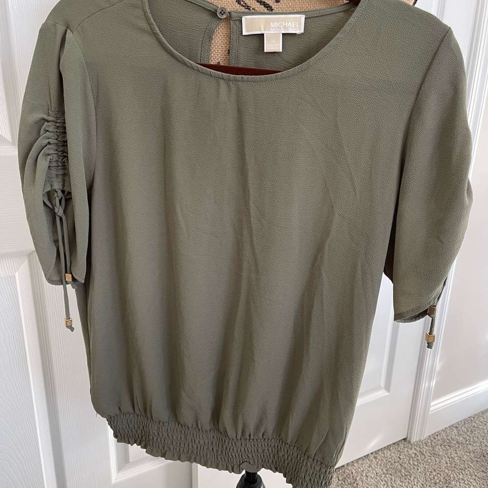Michael Kors Sage Green Blouse